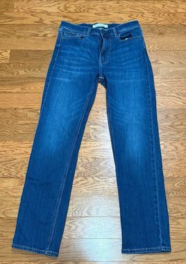 Calvin Klein Jeans Men’s 30x32 Straight Leg Dark Wash Stretch Denim Jeans